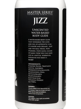 XR Master Series: Jizz, White Water-Based Body Glide, 1000 ml