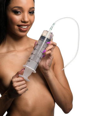 CleanStream: Enema Syringe with Tube (300 ml)