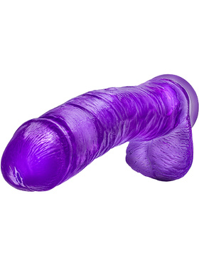 B Yours Plus: Hefty n' Hung Dildo, 36 cm, lilla