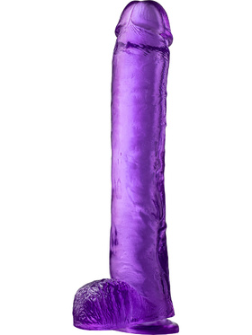 B Yours Plus: Hefty n' Hung Dildo, 36 cm, lilla