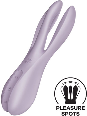 Satisfyer: Threesome 2 Vibrator, lilla