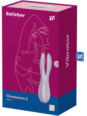 Satisfyer: Threesome 2 Vibrator, lilla