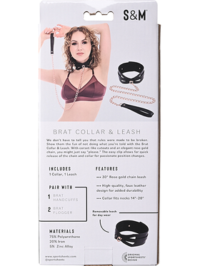 Sex & Mischief: Brat Collar & Leash