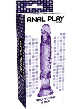 Toy Joy: Anal Play, Anal Starter Dildo, 16 cm, lilla