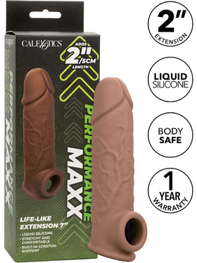 Performance Maxx: Life-Like Extension, 18 cm, mørk