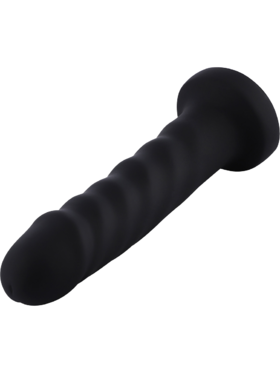 Hismith: KlicLok Silicone Dildo, 19.5 cm, svart