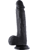 Hismith: KlicLok Silicone Dildo, 20 cm, svart