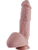 Hismith: KlicLok Silicone Dildo, 21 cm, lys