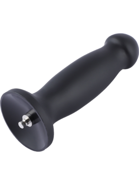 Hismith: KlicLok Silicone Dildo, 18 cm, svart