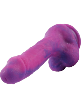 Hismith: KlicLok Silicone Dildo, 19 cm, lilla