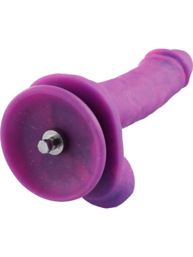 Hismith: KlicLok Silicone Dildo, 19 cm, lilla