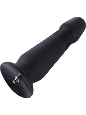 Hismith: KlicLok Silicone Anal Dildo, 25 cm, svart