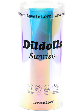 Love to Love: Dildolls Sunrise, Dildo med Sugekopp, 18 cm