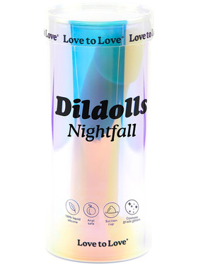 Love to Love: Dildolls Nightfall, Dildo med Sugekopp, 18 cm