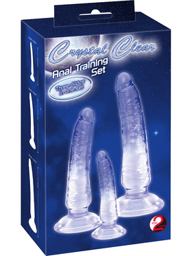 You2Toys: Crystal Clear, Anal Dildo Training Set