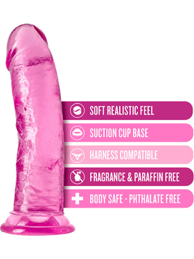 B Yours Plus: Roar n' Ride Dildo, 20 cm, rosa