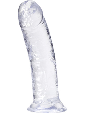 B Yours Plus: Roar n' Ride Dildo, 20 cm, gjennomsiktig