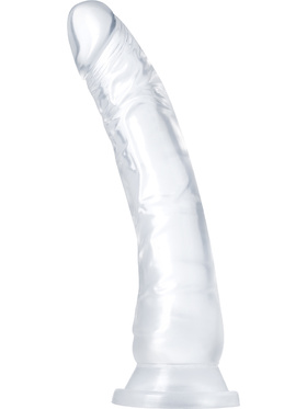 B Yours: Diamond Glisten Dildo, 22 cm, gjennomsiktig