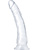 B Yours: Diamond Glisten Dildo, 22 cm, gjennomsiktig