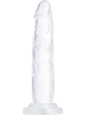 B Yours: Diamond Crystal Dildo, 19 cm, gjennomsiktig