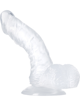 B Yours: Diamond Sparkle Dildo, 16.5 cm, gjennomsiktig