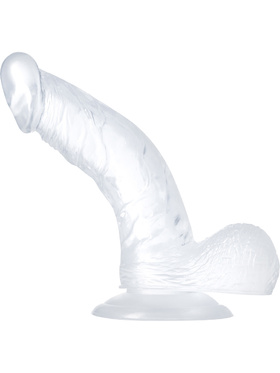 B Yours: Diamond Sparkle Dildo, 16.5 cm, gjennomsiktig