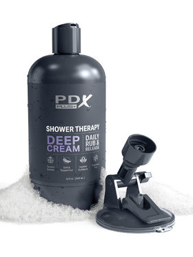 Pipedream PDX Plus: Shower Therapy Stroker, Deep Cream