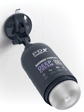 Pipedream PDX Plus: Shower Therapy Stroker, Deep Cream