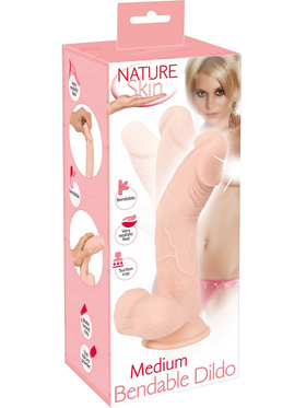 Nature Skin: Bendable Realistic Dildo, 24 cm