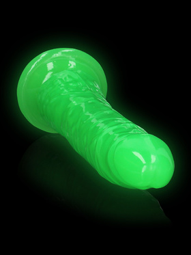 RealRock: Glow in the Dark Realistic Dildo, 22.5 cm, grønn