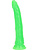 RealRock: Glow in the Dark Realistic Dildo, 22.5 cm, grønn