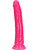 RealRock: Glow in the Dark Realistic Dildo, 22.5 cm, rosa