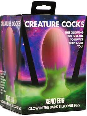 Creature Cocks: Xeno Egg, Glow in the Dark Silicone Large Egg