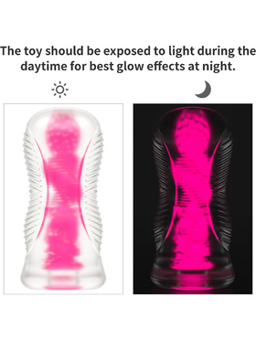 LoveToy: Lumino Play Stroker, Pink Glow