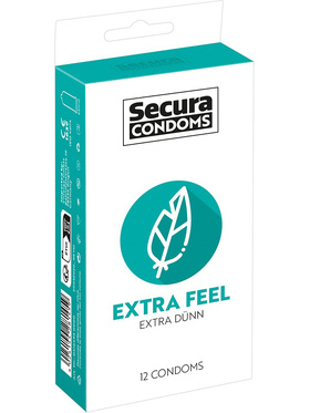Secura: Extra Feel, Kondomer, 12 stk