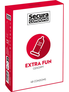 Secura: Extra Fun, Kondomer, 48 stk