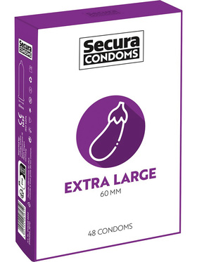 Secura: Extra Large, Kondomer, 48 stk