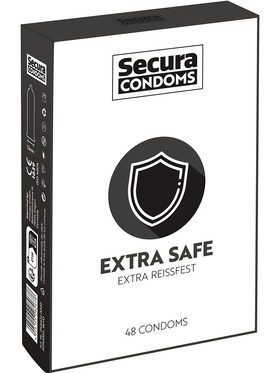 Secura: Extra Safe, Kondomer, 48 stk