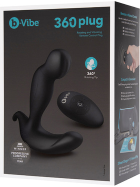 B-Vibe: 360 Plug, Rotating & Vibrating Remote Plug