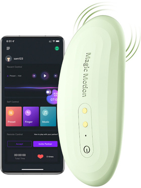 Magic Motion: Nyx, Smart App-Controlled Panty Vibrator, grønn