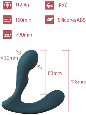 Magic Motion: Solstice X, App-Controlled Prostate Vibrator