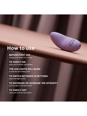 LELO: Lily 3, Klitorisvibrator, mørklilla