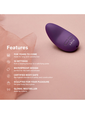 LELO: Lily 3, Klitorisvibrator, mørklilla