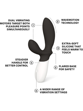 LELO: Loki Wave 2, Prostatavibrator, svart