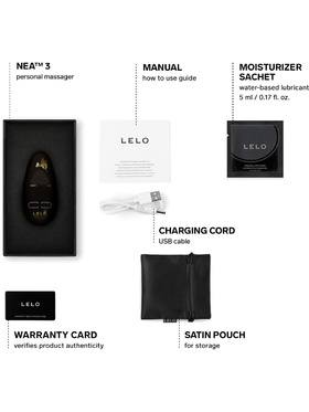 LELO: Nea 3, Klitorisvibrator, svart