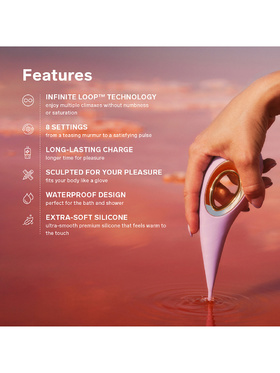 LELO: Dot, Pinpoint Klitorisvibrator, lilla