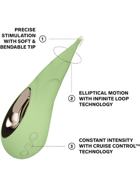 LELO: Dot Cruise, Pinpoint Klitorisvibrator, grønn