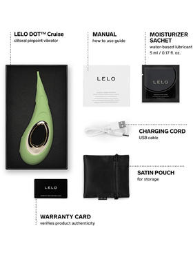 LELO: Dot Cruise, Pinpoint Klitorisvibrator, grønn