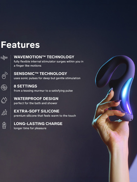 LELO: Enigma Wave, Trippelstimulerende Vibrator, svart
