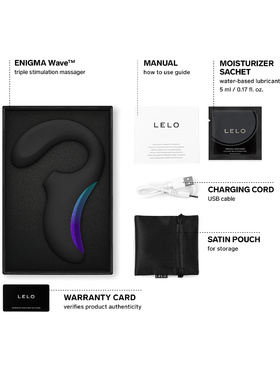 LELO: Enigma Wave, Trippelstimulerende Vibrator, svart